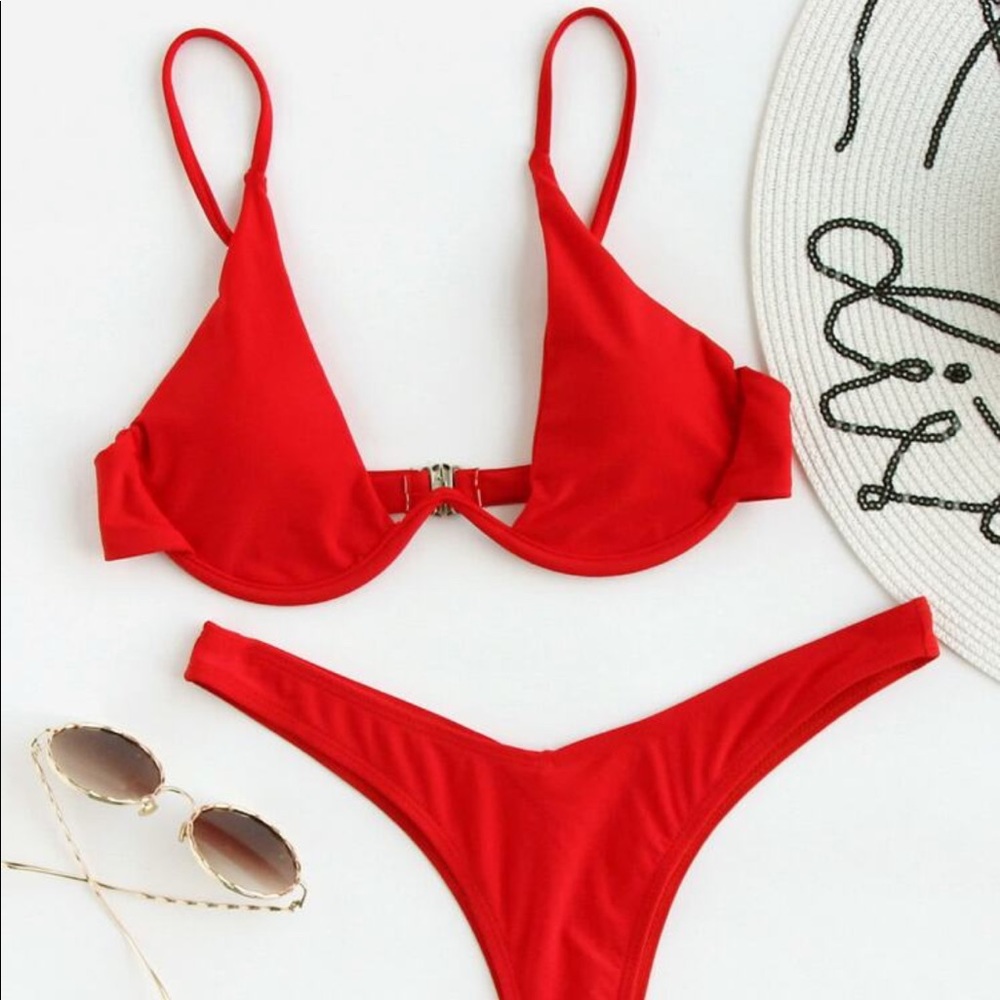 NWT Red Shein Bikini
